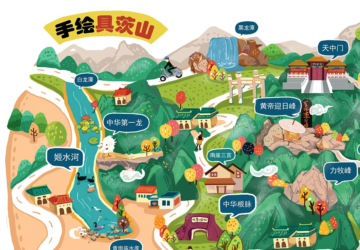 襄阳手绘地图在文化旅游中的创新应用 ？